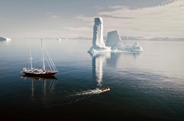 Bild 1 von 4: Pierre Sans-Jofre und Marie-Béatrice Forel sind Teil des Forschungsteams und begeben sich auf eine Reihe wissenschaftlicher Expeditionen nach Grönland.