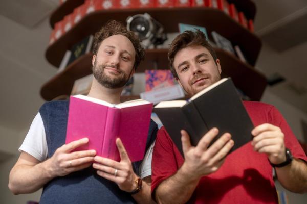 Bild 1 von 2: Im Bild: Kyril Klang und Felix Platzgummer.