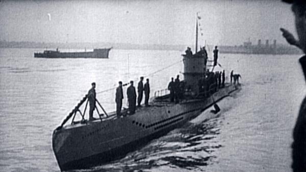Bild 1 von 2: Deutsches U-Boot im Zweiten Weltkrieg.