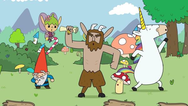 Bild 1 von 2: Herbert, Twinkle, Hufius, Tupfen und Blümchen (von links) freuen sich, denn endlich können sie nach einer sehr langen langweilige Phase wieder auf Mission gehen.
© ZDF/Tiger Aspect Kids & Family Limited, Movimenti Production, Zodiak Kids & Family France and Monello Productions 2025 - Honorarfreie Verwendung gemäß AGB im redaktionellen Zusammenhang mit genannter Sendung bei Nennung \