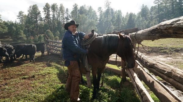 Bild 1 von 6: Donny Johnson ist Cowboy mit Leib und Seele. Auf der Familienranch werden seit sieben Generationen Rinder gezüchtet.