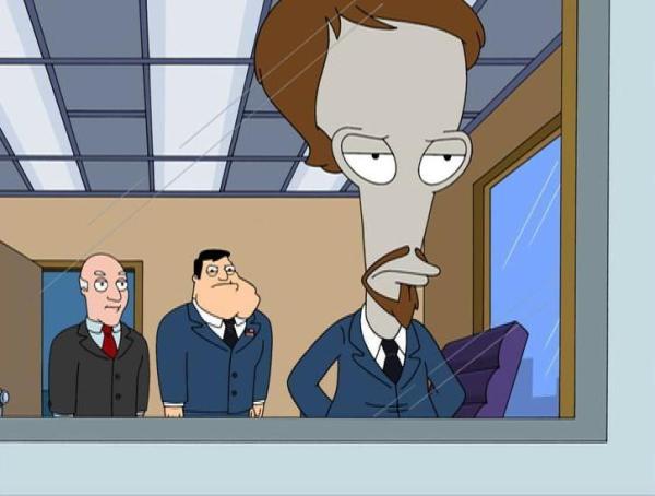 Bild 1 von 6: (v.l.n.r) Direktor Avery Bullock; Stan Smith; Roger