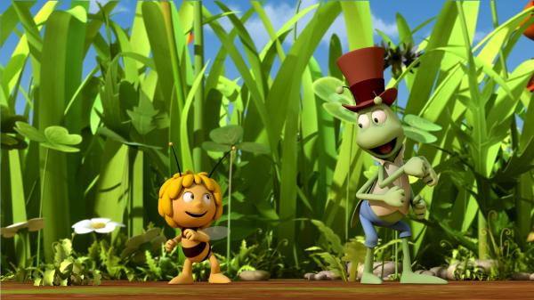 Bild 1 von 7: Maja und Flip haben Spaß beim Tanzen.