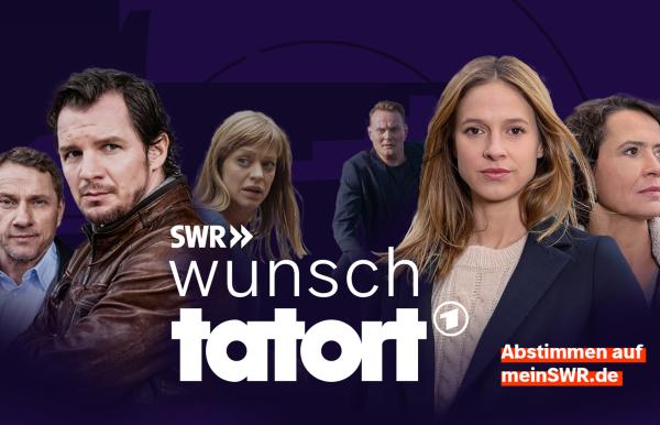 Bild 1 von 1: Am 13. August um 22 Uhr im SWR ein von den Zuschauer:innen gewählter Wunsch-Tatort / Abstimmung bis kurz vor Ausstrahlung auf meinSWR.de