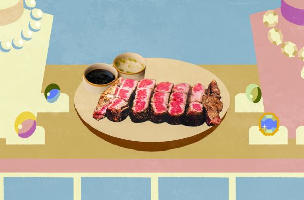 Bild 1 von 1: Der Star unter den Gourmetsteaks: Japanisches Kobe-Rindfleisch gilt weltweit als eine der schmackhaftesten, aber auch der teuersten Fleischsorten.