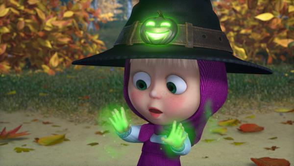 Bild 1 von 8: Maschas Hände leuchten.