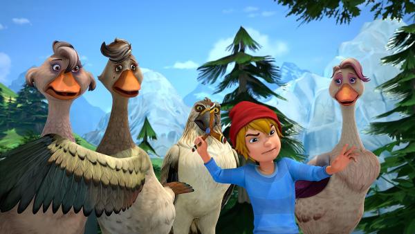 Bild 1 von 7: Nils glaubt Krobak kein Wort und zückt seinen Propeller.