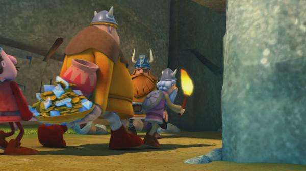 Bild 1 von 7: Halvar lässt den Schatz verstecken.