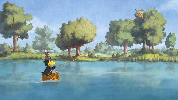 Bild 1 von 4: Socke und der kleine Maulwurf sind erfinderisch.