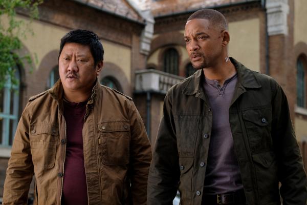 Bild 1 von 14: Baron (Benedict Wong, l.); Henry Brogan / Junior (Will Smith, r.)
