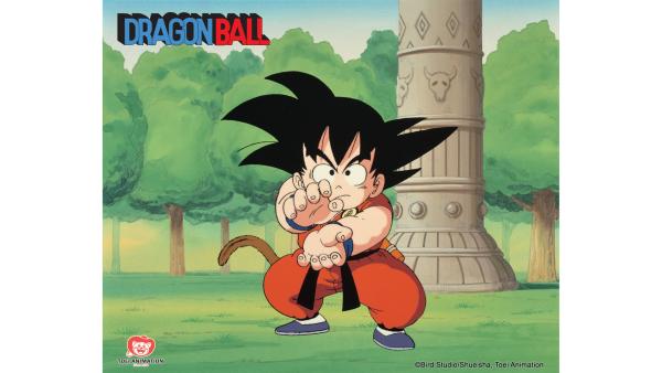Bild 1 von 2: Son-Goku wird von Tao Baibai besiegt. Als er erwacht beschließt er, den Quittenturm zu besteigen, damit er beim Rückkampf gegen Tao Baibai noch stärker ist.