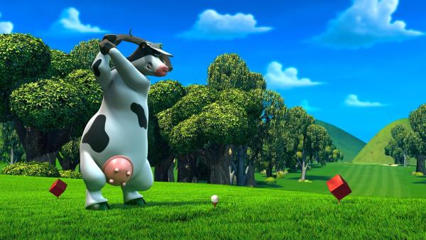 Bild 1 von 14: Auch wenn es auf den ersten Blick nicht so wirkt, ist der schwergewichtige Vierbeiner Otis ganz schön sportlich ...