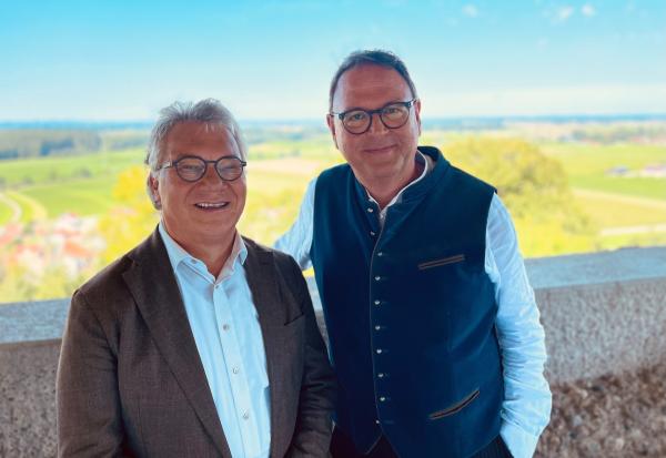 Bild 1 von 2: Ernst Hutter (links) und Georg Ried.