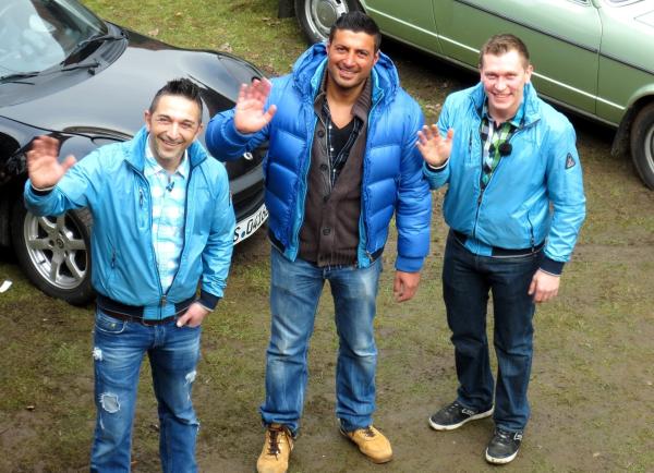 Bild 1 von 3: Die Trödelprofis Mauro Corradino (li.), Sükrü Pehlivan (Mitte) und Otto Schulte