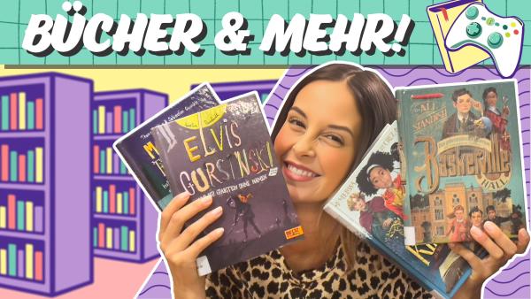 Bild 1 von 1: Soraya zeigt dir, wie toll Bibliotheken sind.