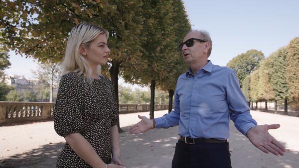 Bild 1 von 4: Der Fall Yves Bouvier hat die Kunstwelt erschüttert: Ein russischer Oligarch wirft dem Kunsthändler vor, ihm Bilder zu überhöhten Preisen verkauft zu haben. Im Bild: Reporterin Sydney Lima und Yves Bouvier