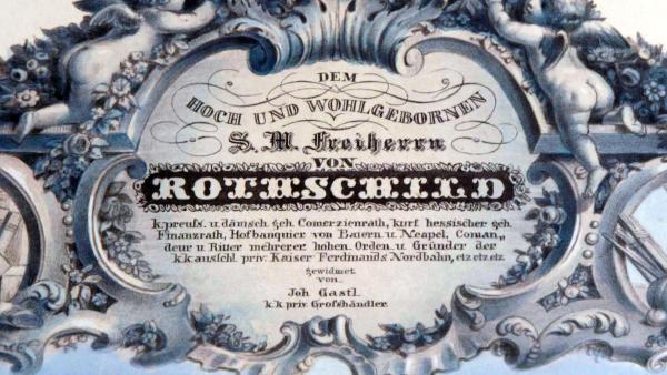 Bild 1 von 4: Im Bild: Widmung für den Begründer der Wiener Rothschild-Linie, Salomon Mayer Rothschild.