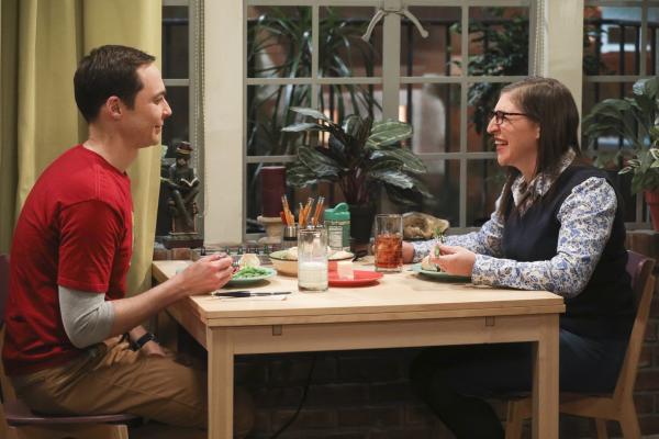Bild 1 von 18: Sheldon (Jim Parsons, l) und Amy (Mayim Bialik, r.) haben mit Veränderungen im Comicbuchladen und Streitereien im Freundeskreis zu kämpfen ...