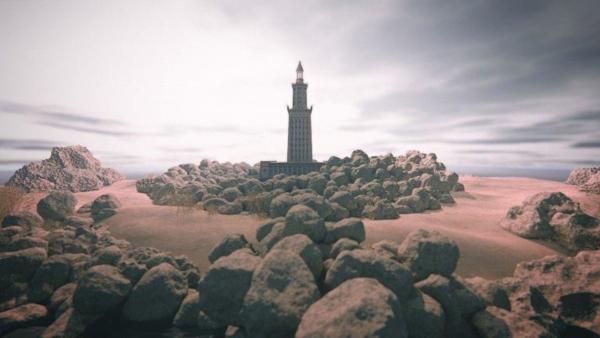 Bild 1 von 2: Der Leuchtturm von Alexandria ist heute spurlos verschwunden