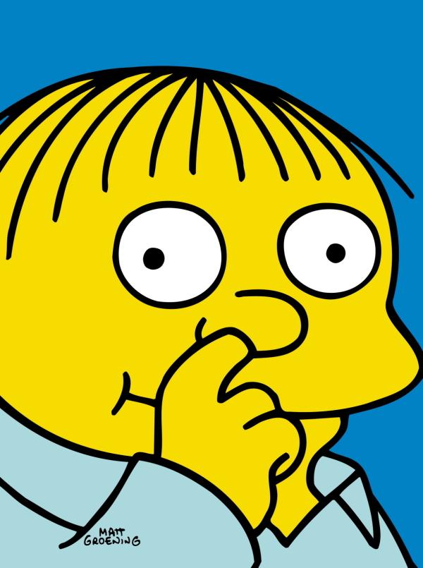 Bild 1 von 13: (12. Staffel) - Chief Wiggums einfältiger Sohn Ralph geht mit Lisa in eine Schulklasse.