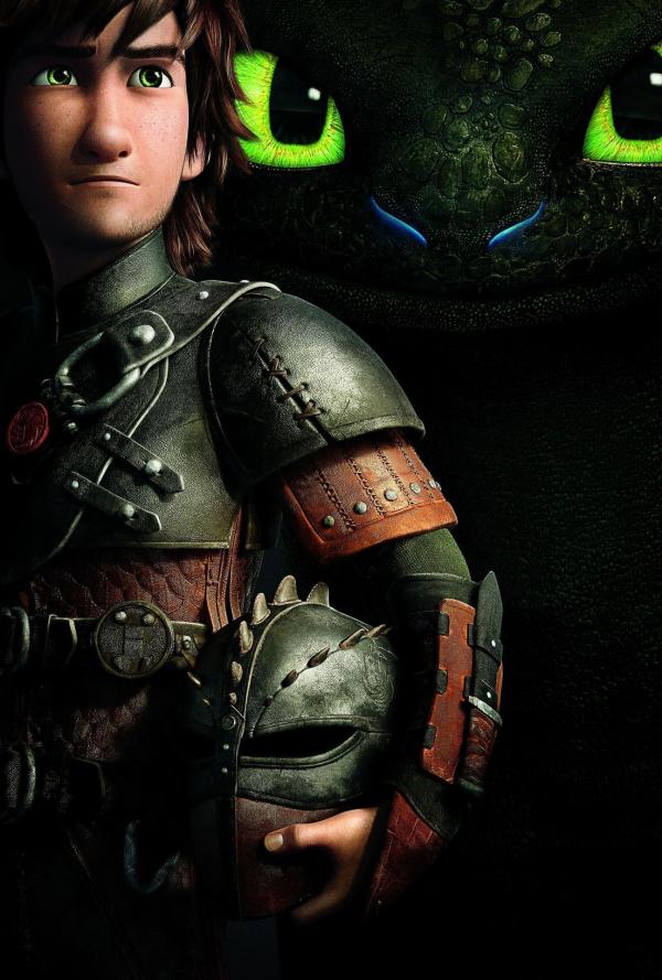 Bild 1 von 16: DRACHENZÄHMEN LEICHT GEMACHT 2 - Artwork - Hicks (l.) liebt es, mit seinem Drachen Ohnezahn (r.) die große weite Welt zu erforschen. Doch als der Wikinger Drago Blutfaust nicht nur die Bewohner der Insel Berk, sondern auch deren Drachen bedroht, müssen die beiden handeln ...