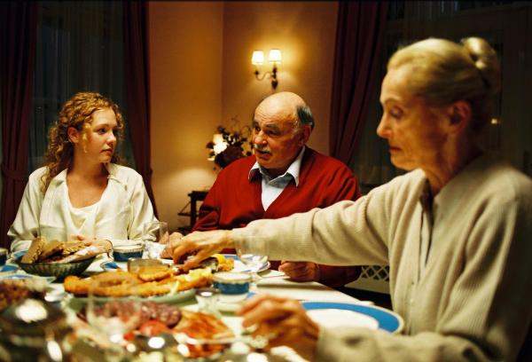 Bild 1 von 1: Im Bild: Stefanie Dvorak (Anna Richter), Heinrich Schweiger (Erich Dorfmeister), Erni Mangold (Vera Dorfmeister).