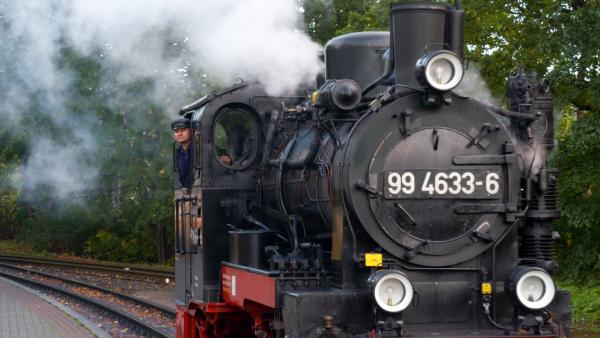Bild 1 von 4: Die Rügensche Kleinbahn wurde umgangssprachlich auch \