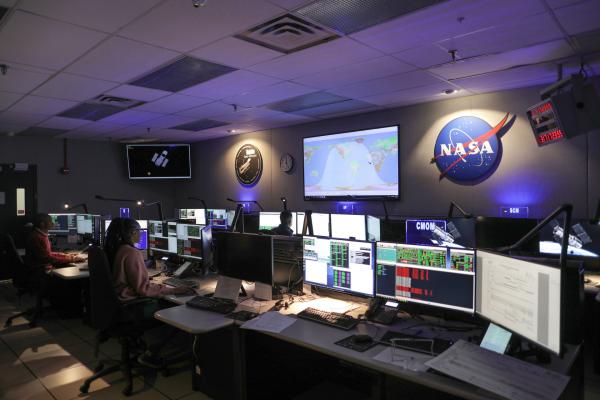 Bild 1 von 5: Der Kontrollraum für die Weltraumteleskope im Goddard Space Flight Center der NASA im US-Bundesstaat Maryland