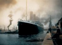 Die Titanic in Farbe