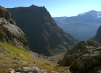 Die französischen Alpen von oben