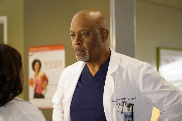 Bild 1 von 28: Während sich vor allem Richard (James Pickens Jr.) wegen der neuen Beraterin Dr. Eliza Minnick von Bailey übergangen fühlt, versucht sich April nach langer Zeit mal wieder in der Dating-Welt ...