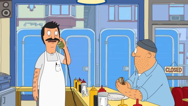 Bild 1 von 7: Die jährliche Land-Schiff-Parade sorgt bei Bob (l.) für Probleme, denn nachdem die Stadt die mobilen Toilettenhäuschen direkt vor Bobs Restaurant gestellt haben, ist Teddy (r.) der einzige, der hier noch essen will ...