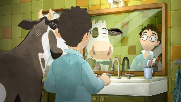 Bild 1 von 4: Zusammen Späße machen, Zähne putzen und Geschichten erzählen, das will Lieselotte erleben.