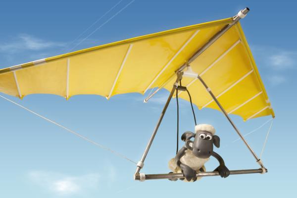 Bild 1 von 5: Ob das gut geht? Shaun hat ein neues Verkehrsmittel.