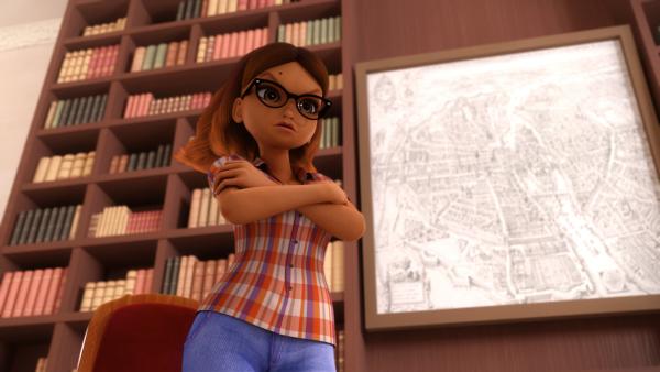 Bild 1 von 27: Theo ist ein verärgerter Bildhauer, der sich in Ladybug verliebt hat. Als er in Hawk Moths Schusslinie gerät, wird er in Copycat verwandelt, einem exakten Doppelgänger von Cat Noir.