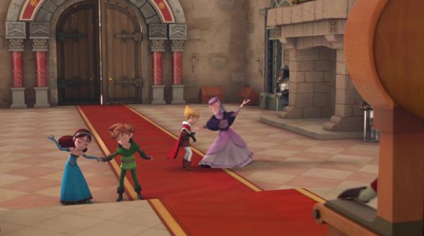 Bild 1 von 4: Tanzstunde in Schloss Nottingham.
