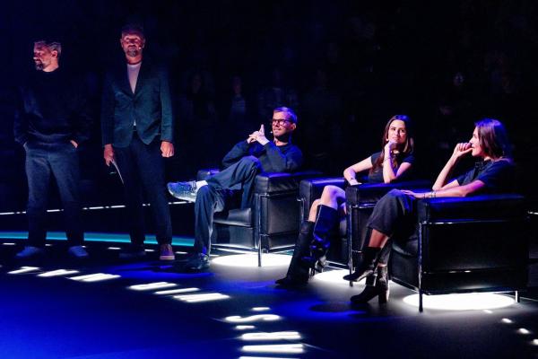 Bild 1 von 10: (v.l.n.r.) Joko Winterscheidt; Salwa Houmsi; Stefanie Giesinger