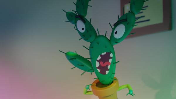 Bild 1 von 3: Spiky ist wütend, weil die anderen ihn beim Spielen ausgrenzen wollen.