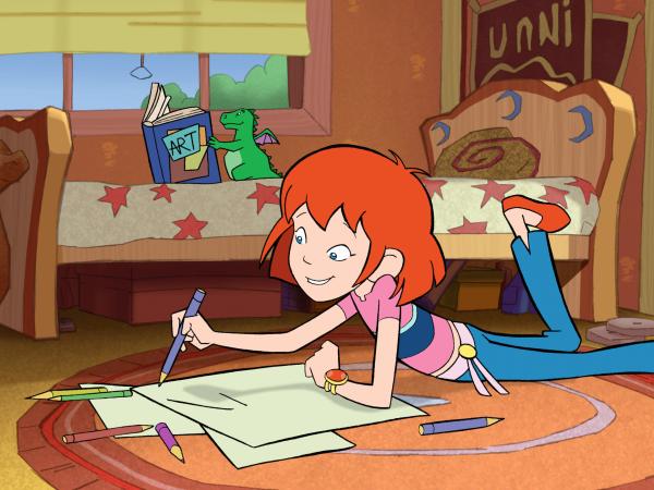 Bild 1 von 18: Lilli ist ein ganz normales Mädchen. Durch einen merkwürdigen Zufall wird ihr Leben völlig auf den Kopf gestellt: Eines Morgens entdeckt sie neben ihrem Bett ein Buch voller Hexentricks, das von einem kleinen Drachen Namens Hektor bewacht wird. Schnell schlie?en die beiden Freundschaft. Lilli und Hektor starten mit den magischen Sprüchen aus dem Buch zu Zeitreisen, erleben spannende Abenteuer an den fantastischsten Orten der Welt - und Lilli zeigt, was sie kann.