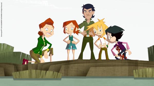 Bild 1 von 3: Das Green Team auf der Suche nach einer Anakonda