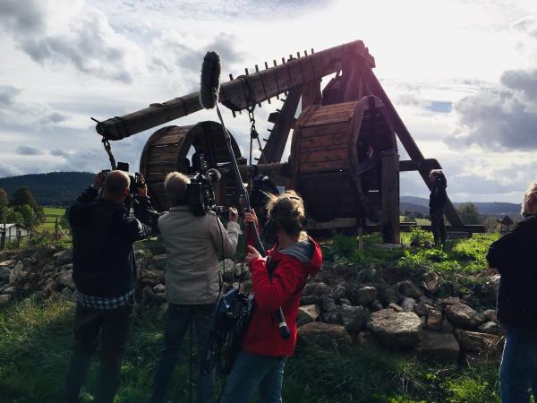 Bild 1 von 8: Für die Dreharbeiten zur \