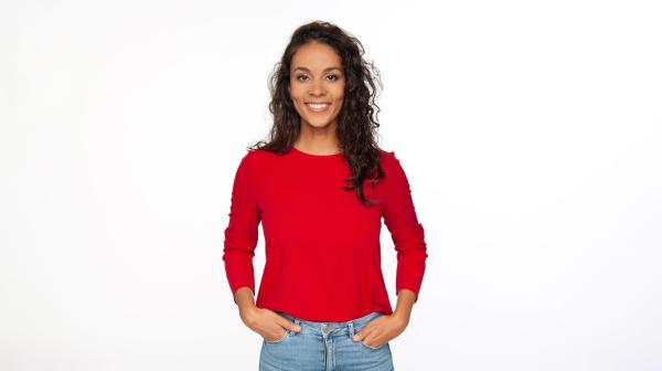 Bild 1 von 1: Moderatorin Florence Randrianarisoa.