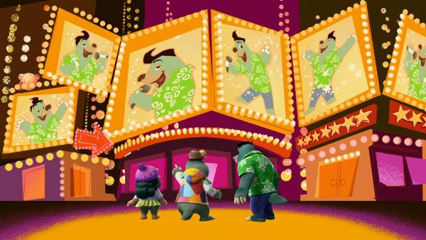 Bild 1 von 3: Dotty und Moley können es kaum glauben. Ihr Freund Lester war einmal ein berühmter Sänger und Entertainer, bevor er sein Café übernahm.