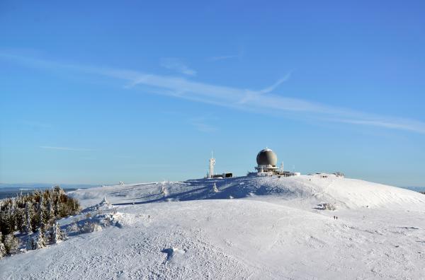 Bild 1 von 1: Blick auf die winterliche Wasserkuppe.