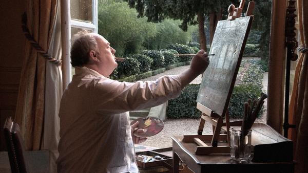 Bild 1 von 4: In seiner Freizeit ist Churchill ein leidenschaftlicher Maler.