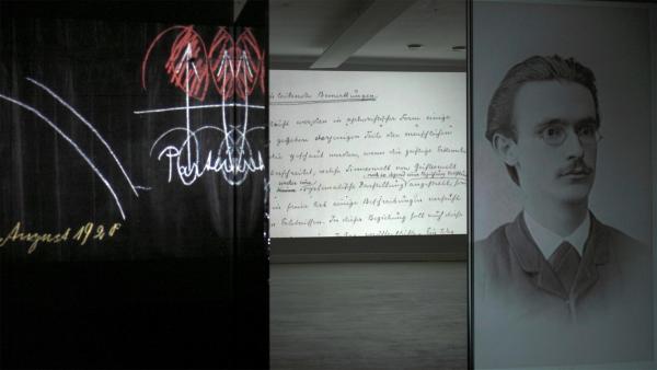 Bild 1 von 8: Tafelzeichnungen Briefwechsel.