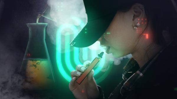 Bild 1 von 1: Unterschätzte Gefahr aus der Vape: Im Januar überlebte eine 16-jährige Schülerin in Norddeutschland nur knapp, nachdem sie im Klassenzimmer \