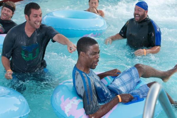Bild 1 von 2: Adam Sandler (Lenny Feder), Kevin James (Eric Lamonsoff), Chris Rock (Kurt McKenzie)
