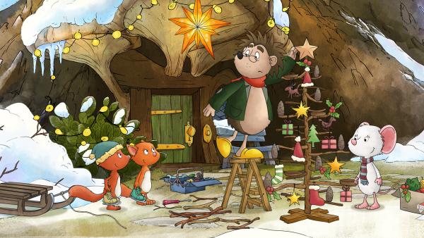 Bild 1 von 2: Haben Rupert und Tilda vor lauter Weihnachtsvorbereitungen das Adventsfest vergessen?