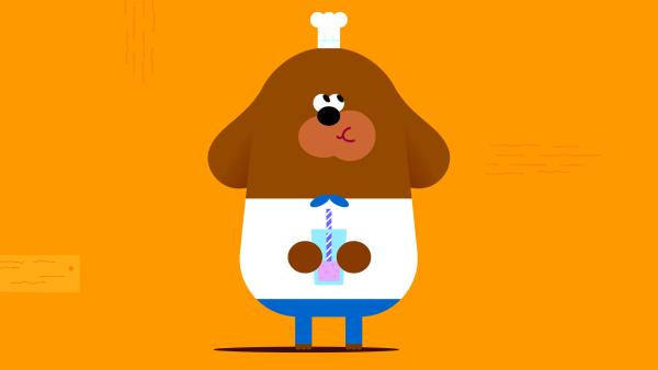 Bild 1 von 1: Duggee und die Quirlies probieren verschiedene Geschmäcker.